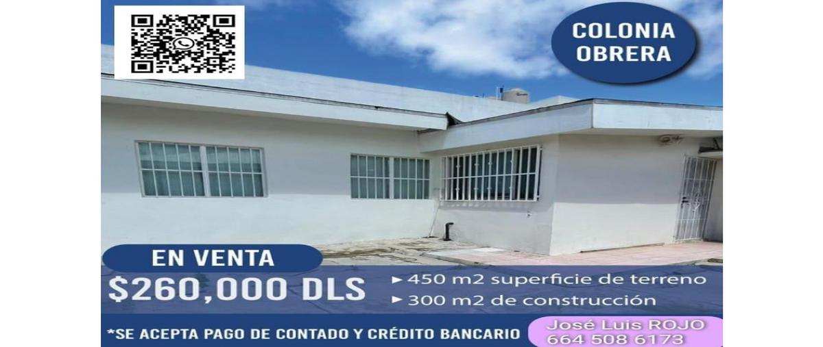 Casa en Obrera 1a Sección Baja California en Ve Propiedades