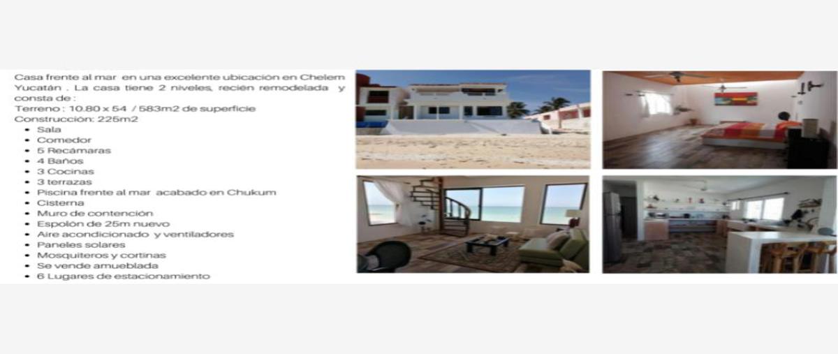 Casa en 1 1, Chelem, Yucatán en Venta ID 24659377 