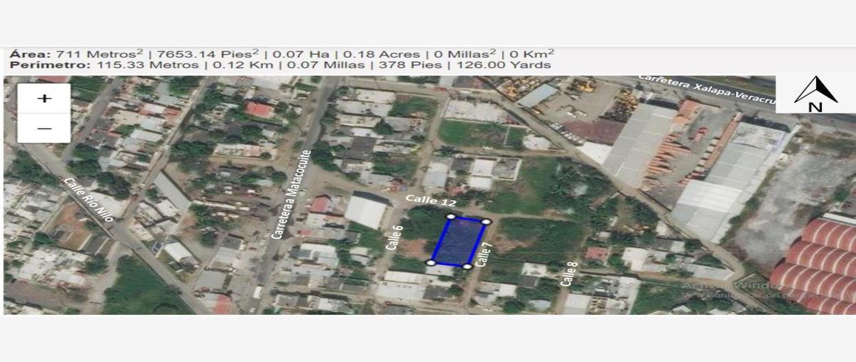 Terreno Habitacional en 1 1, Las Amapolas, Veracr...