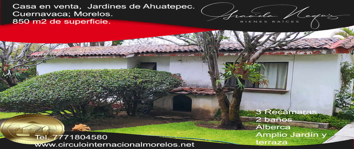 Casa en bosques, Jardines de Ahuatepec, Morelos e... 