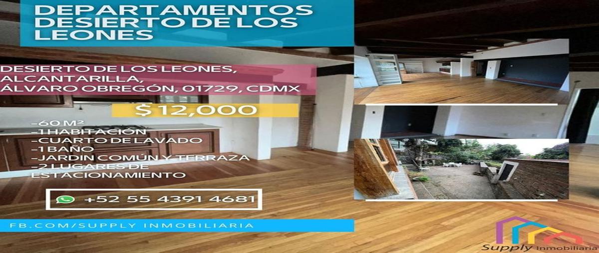 Departamento en Calz Desierto de los Leones 5469,... 