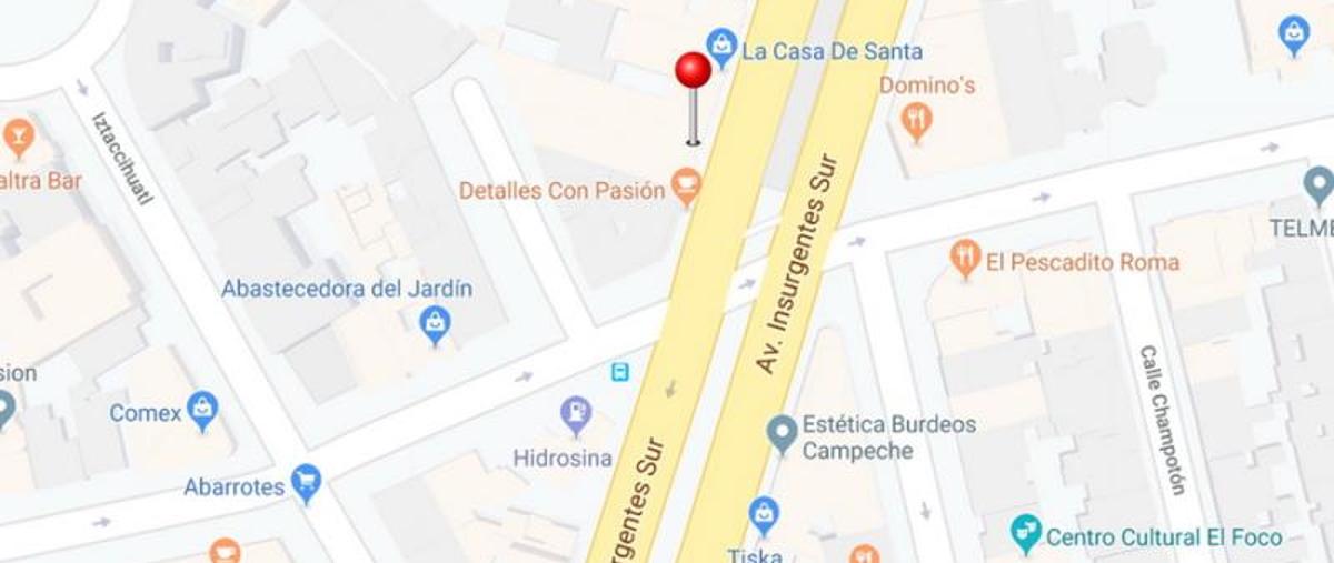 Terreno Comercial en Insurgentes Sur 00, Hipódrom... 