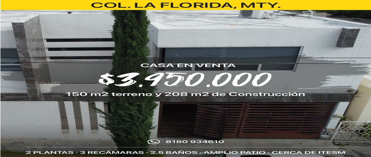 Casa en La Florida, Nuevo León en Venta ID 24730... 