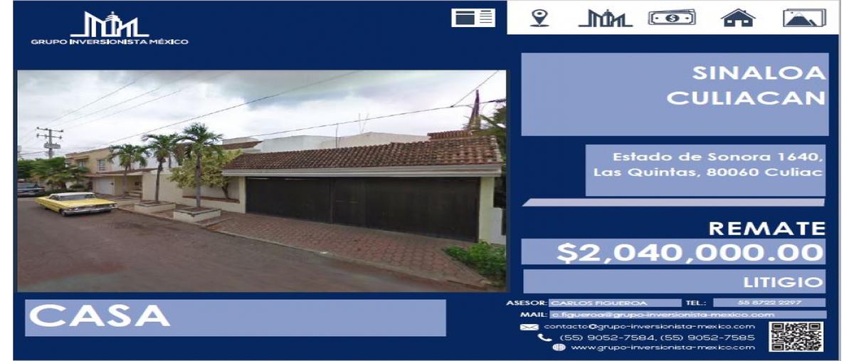 Casa en Las Quintas, Sinaloa en Venta ID 25616001