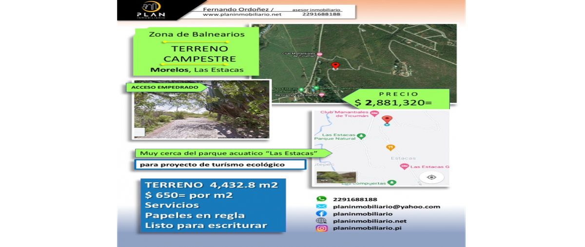 Terreno Habitacional en Tlaltizapan de Pacheco, ... 