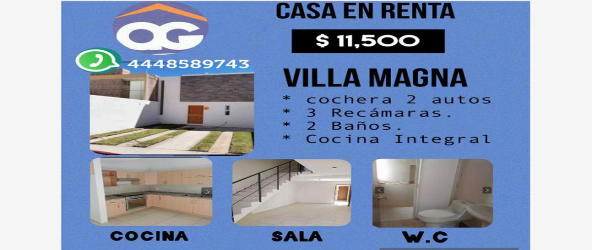 Casa en Villa Magna, San Luis Potosí en Renta ID... 