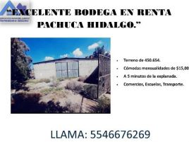 Foto de bodega en renta en Campo de Golf, Pachuca de Soto, Hidalgo, 25842279,  no 01