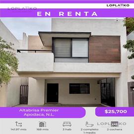 Foto de casa en renta en  , altabrisa premier, apodaca, nuevo león, 0 No. 01