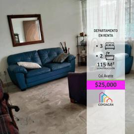 Foto de departamento en renta en  , avante, coyoacán, df / cdmx, 30498290 No. 01