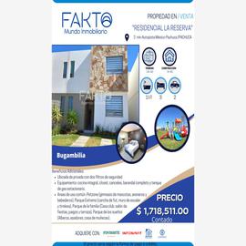 Valor estimado de casas, venta, Bugambilias, Pachuca de Soto, Hidalgo -  