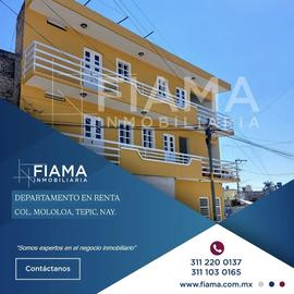 Foto de departamento en renta en calle , mololoa, tepic, nayarit, 28952158 No. 01