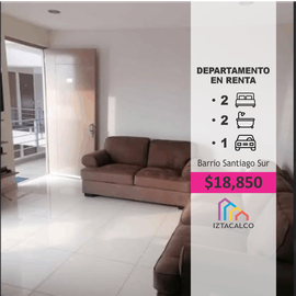 Foto de departamento en renta en calzada de la viga , santiago sur, iztacalco, df / cdmx, 0 No. 01
