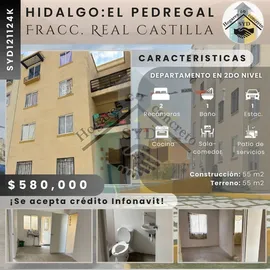 Foto de departamento en venta en dosante 58, el pedregal, atotonilco de tula, hidalgo, 30353509 No. 01