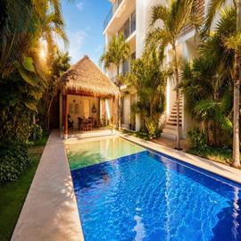 Foto de departamento en renta en  , ejidal, solidaridad, quintana roo, 0 No. 01