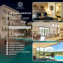 Foto de departamento en venta en el encuentro playa del carmen , encuentro, solidaridad, quintana roo, 0 No. 01