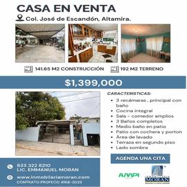 Foto de casa en venta en  , jose de escandon, altamira, tamaulipas, 30888778 No. 01