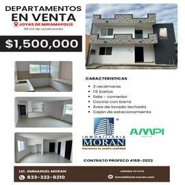 Foto de departamento en venta en  , joyas de miramapolis, ciudad madero, tamaulipas, 0 No. 01