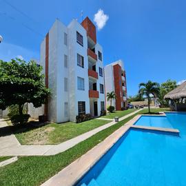 Foto de departamento en renta en  , misión las flores, solidaridad, quintana roo, 0 No. 01