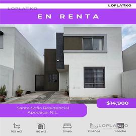 Foto de casa en renta en  , privadas de santa rosa, apodaca, nuevo león, 0 No. 01