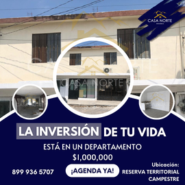 Foto de departamento en venta en  , reserva territorial campestre, reynosa, tamaulipas, 28664336 No. 01