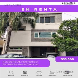 Foto de casa en renta en  , residencial periférico, san nicolás de los garza, nuevo león, 0 No. 01