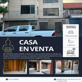 Foto de casa en venta en sc , residencial acueducto de guadalupe, gustavo a. madero, df / cdmx, 0 No. 01
