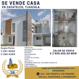 Foto de casa en venta en sin nombre 1, sección tercera gurdia, zacatelco, tlaxcala, 0 No. 01