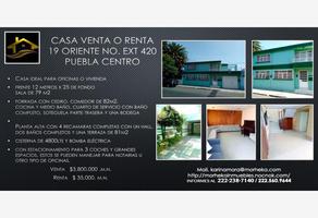 Foto de casa en venta en 19 oriente 420, el carmen, puebla, puebla, 9207907 No. 01