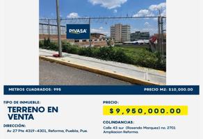 Foto de inmueble en 27 Pte #4319, Col. Reforma C.P. 72160, Puebla
