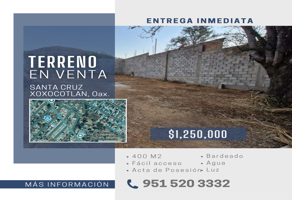 Foto de inmueble en Eduardo Vasconcelos, Col. 1a Ampliación de Xoxo C.P. 71233, Santa Cruz Xoxocotlán