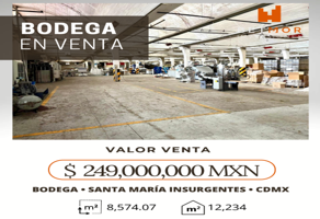 Foto de inmueble en Paseo de las Jacarandas 270 #270, Col. Santa Maria Insurgentes C.P. 06430, Cuauhtémoc