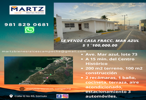 Foto de casa en venta en avenida mar azul, lote , lerma, campeche, campeche, 25401521 No. 01