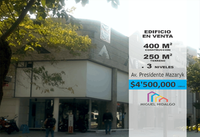 Foto de inmueble en Av. Mazaryk, Col. Polanco V Sección C.P. 11560, Miguel Hidalgo