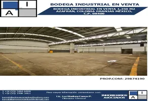 Foto de inmueble en AZAFRAN, Col. Granjas México C.P. 08400, Iztacalco