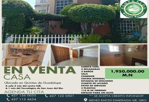 Foto de inmueble en PRIVADA JOSE MARIA VELAZCO #11, Col. Quintas de Guadalupe C.P. 76806, San Juan del Río