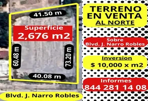 Foto de inmueble en Blvd. Jose Narro Robles #220, Col. Las Huertas C.P. 25200, Saltillo