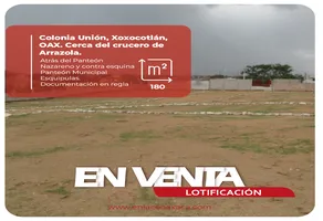 Foto de inmueble en Calle del Panteón #01, Col. Unión C.P. 71233, Santa Cruz Xoxocotlán