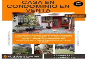 Foto de inmueble en CALZ DE LAS CARRETAS #*, Col. Colina del Sur C.P. 01430, Álvaro Obregón