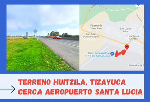 Foto de terreno habitacional en venta en carretera mexico pachuca kilometro 48 , huitzila, tizayuca, hidalgo, 22321205 No. 01