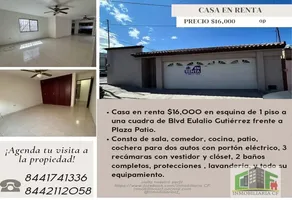 Foto de inmueble en Estroncio #119, Col. Cruz del Aire C.P. 25296, Saltillo