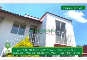 Foto de casa en venta en fraccionamiento villas de san joaquín 1, san juan cuautlancingo centro, cuautlancingo, puebla, 0 No. 01
