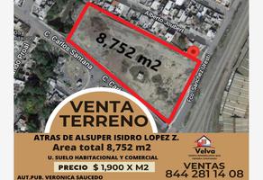 Foto de terreno habitacional en venta en francisco sanchez uresti 321, zona industrial, saltillo, coahuila de zaragoza, 0 No. 01