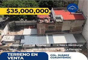 Foto de terreno habitacional en venta en  , juárez, cuauhtémoc, df / cdmx, 25201873 No. 01