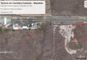 Foto de terreno habitacional en venta en maxipista mazatlan - culiacan kilometro 25 +500 , centro, mazatlán, sinaloa, 16947015 No. 01