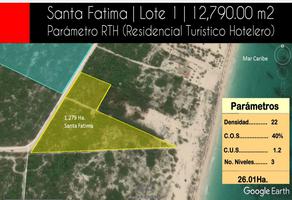 Foto de terreno habitacional en venta en santa fatima, isla blanca , isla blanca, isla mujeres, quintana roo, 12521979 No. 01