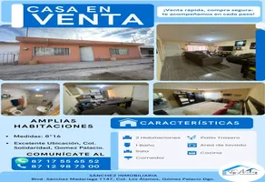 Foto de inmueble en  , Col. Solidaridad C.P. 35017, Gómez Palacio