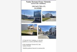Foto de terreno habitacional en venta en victoria 30, san bernardino tlaxcalancingo, san andrés cholula, puebla, 0 No. 01