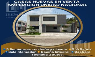 Foto de casa en venta en  , ampliación unidad nacional, ciudad madero, tamaulipas, 0 No. 01