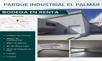 Foto de bodega en renta en avenida el palmar 2 , hacienda el palmar, santa catarina, nuevo león, 0 No. 01