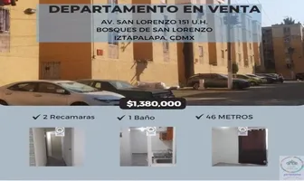 Foto de departamento en venta en avenida san lorenzo 151, cerro de la estrella, iztapalapa, df / cdmx, 0 No. 01